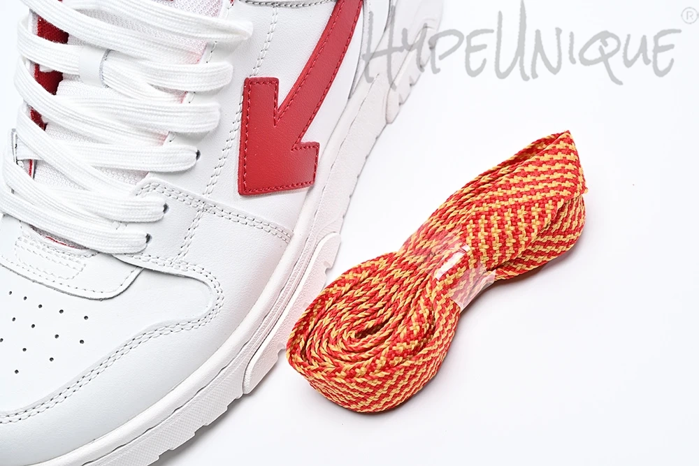 off-white out of office low ‘white red’