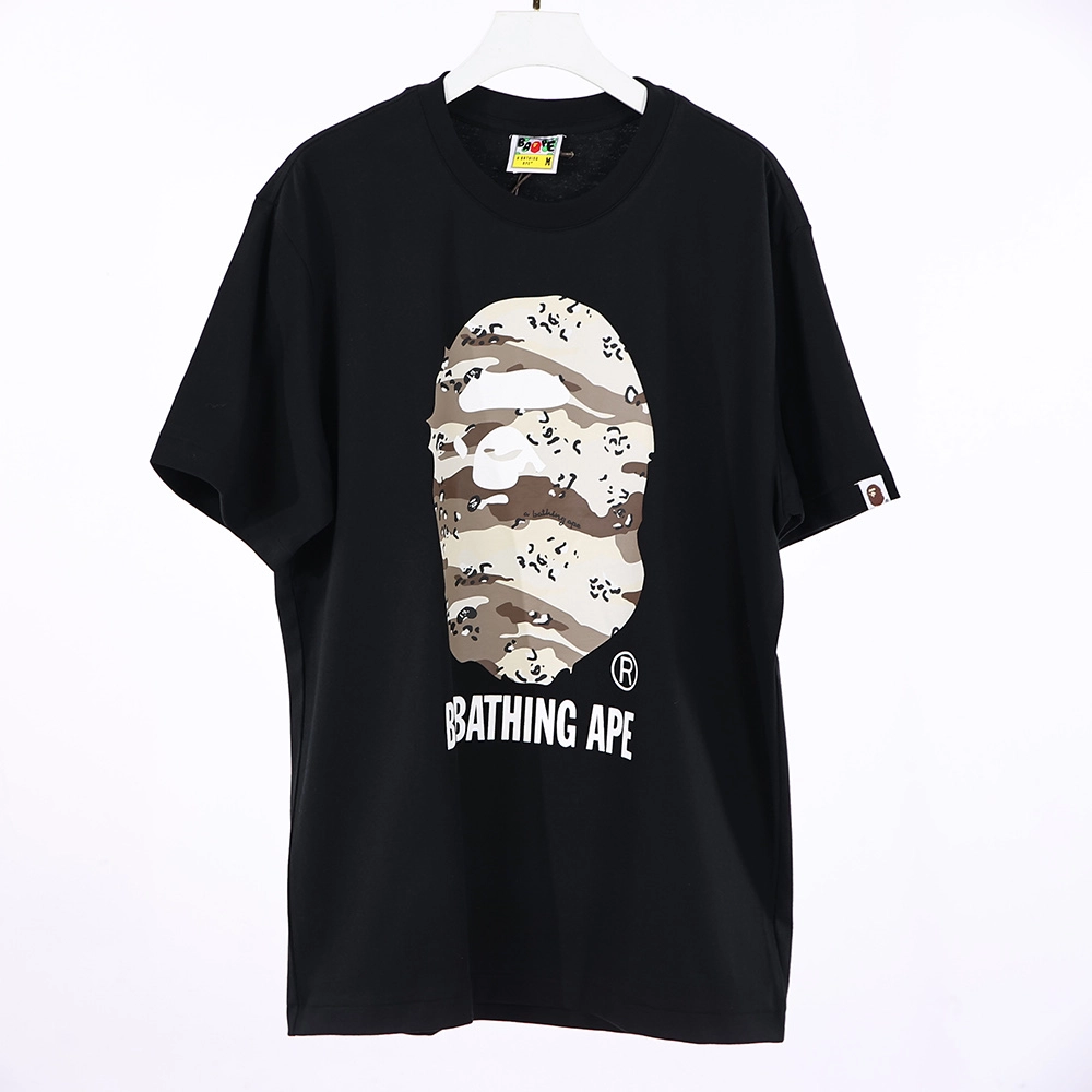 bape desert camo by bathing ape relaxed tee ‘black/white’