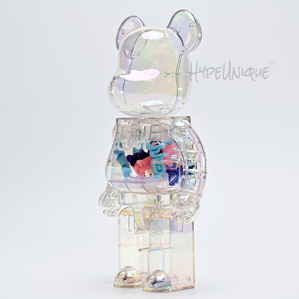 bearbrick x-girl iridescent 1000% & 400%