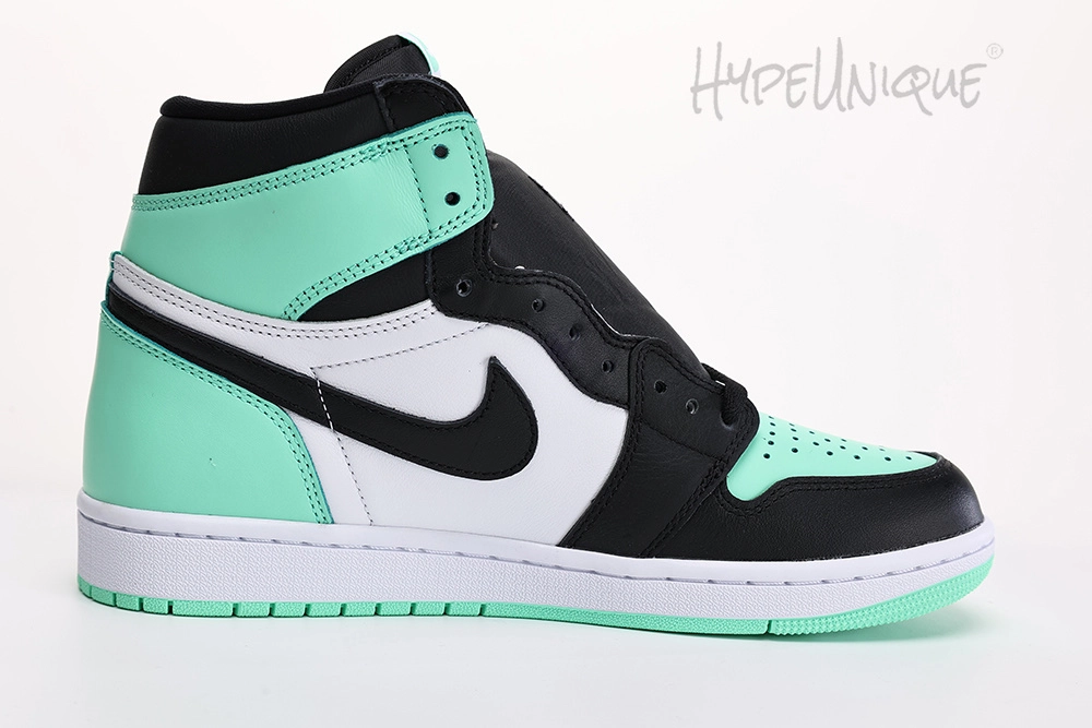 ‘green glow’ air jordan 1 replica