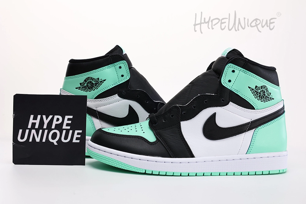 ‘green glow’ air jordan 1 replica