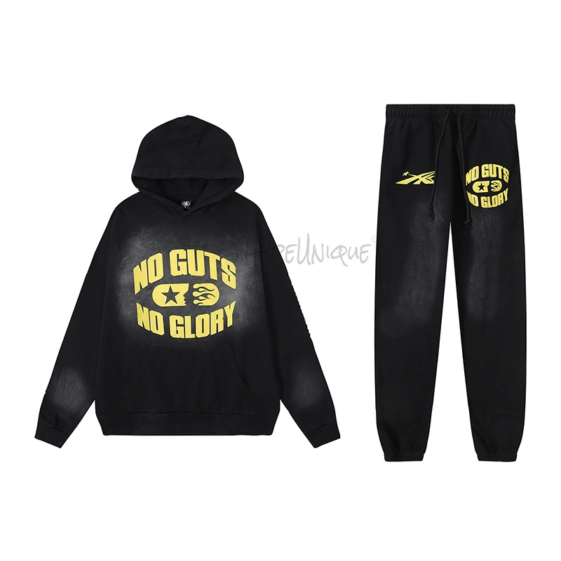 hellstar no guts no glory! suit (hoodie with pants)