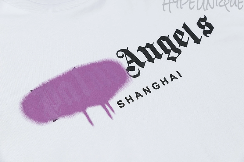 palm angels paris sprayed logo t-shirt