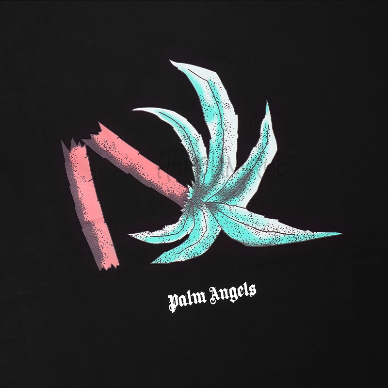 palm angels broken palm t-shirt