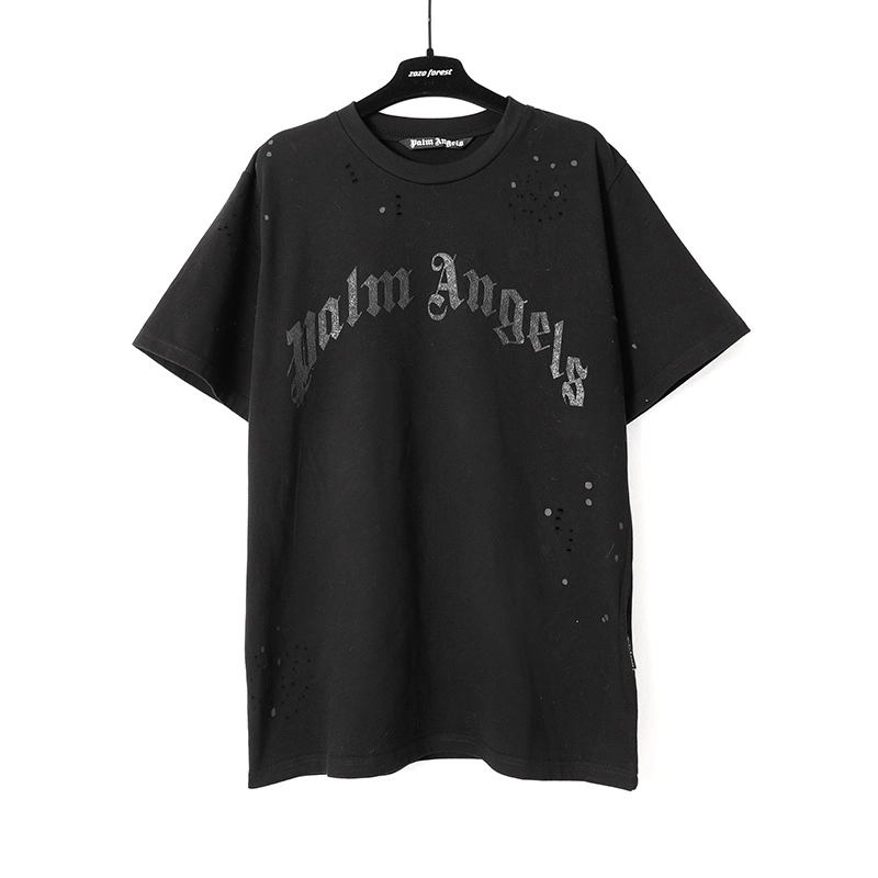 palm angels logo t-shirt