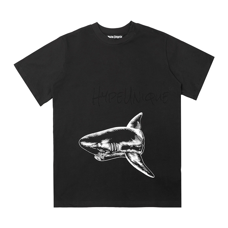 palm angels shark t-shirts