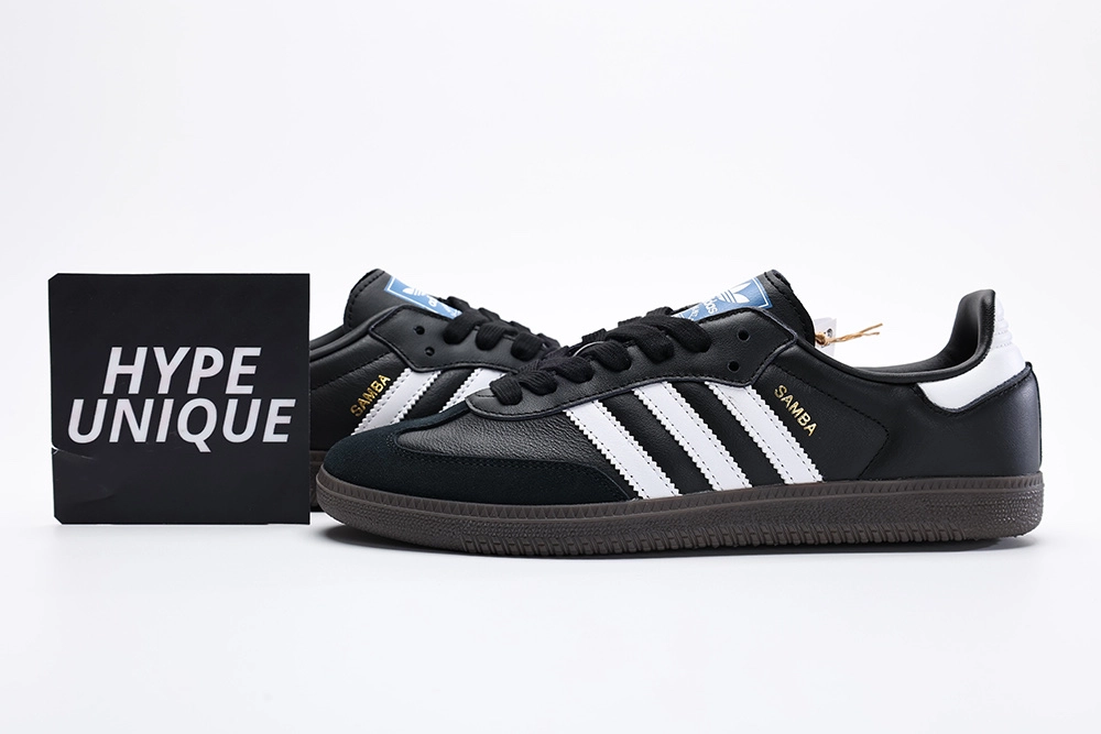 adidas samba og black white gum reps