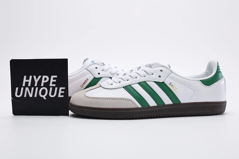 adidas samba og footwear white green replica