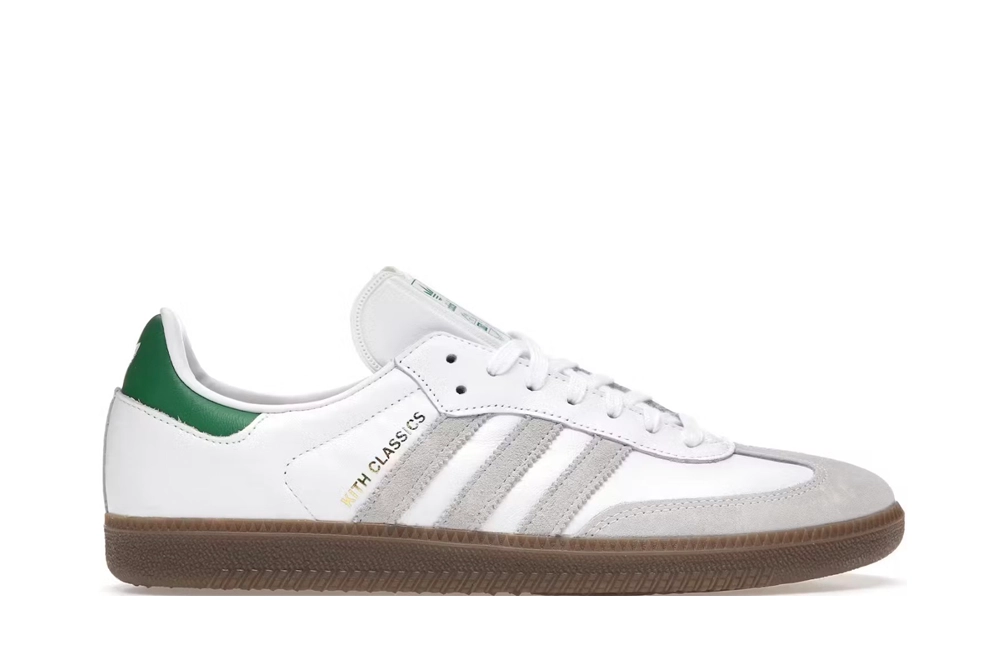 adidas samba og kith classics white green (2021/2024)