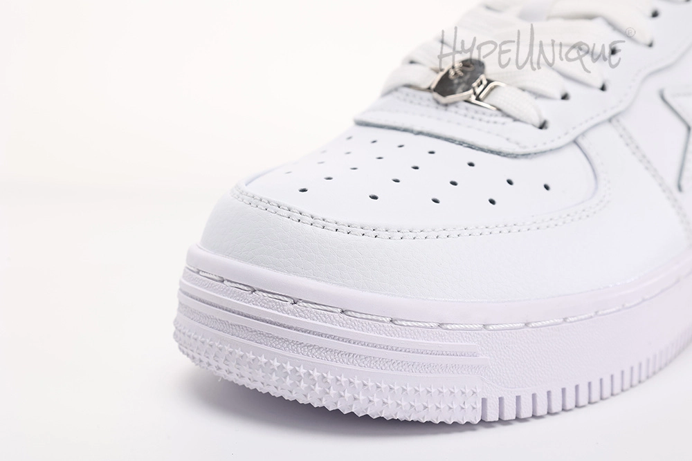 bapesta air force “white” reps