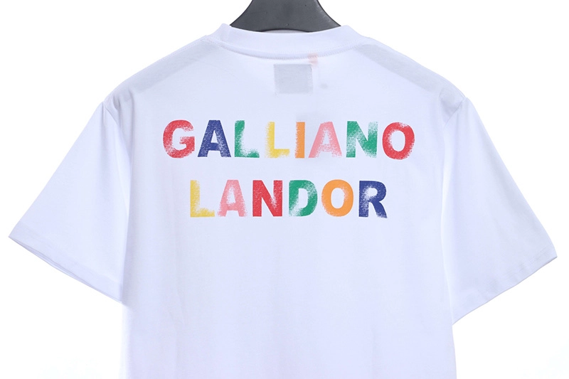 gallery dept rainbow letter print t-shirt reps