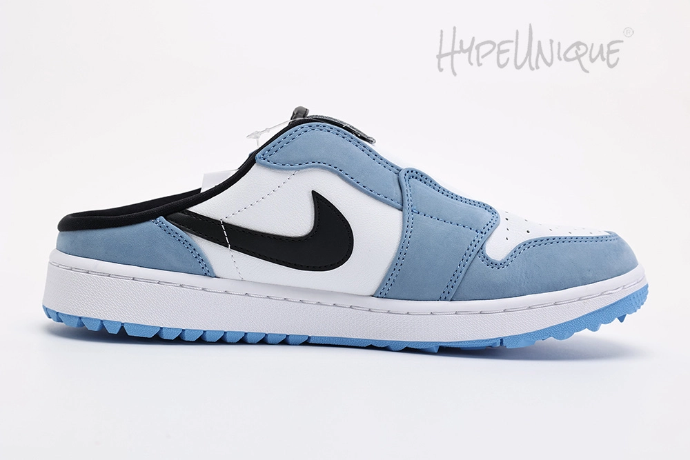 jordan 1 mule golf university blue reps