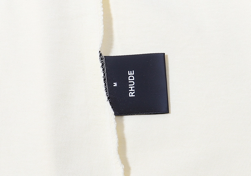 rhude card  print t-shirt reps