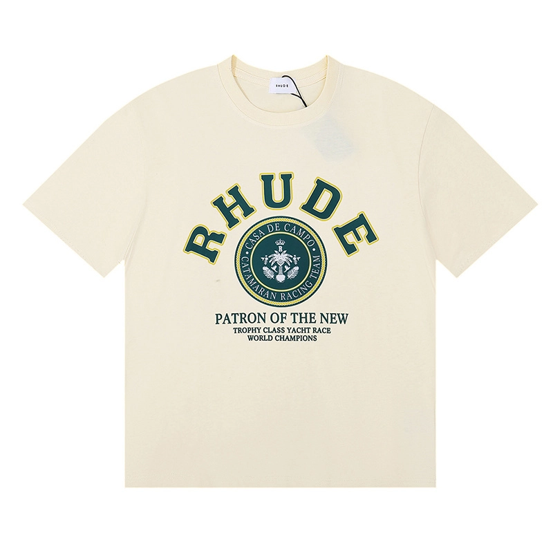 rhude casa de campo print t-shirt reps