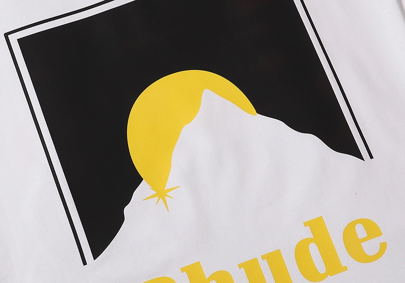 rhude moonlight print t-shirt reps