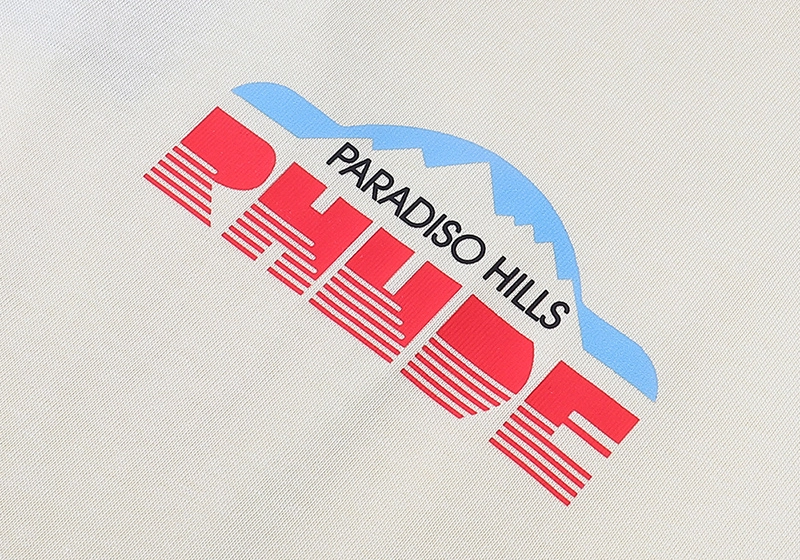 rhude paradiso rally print t-shirt reps