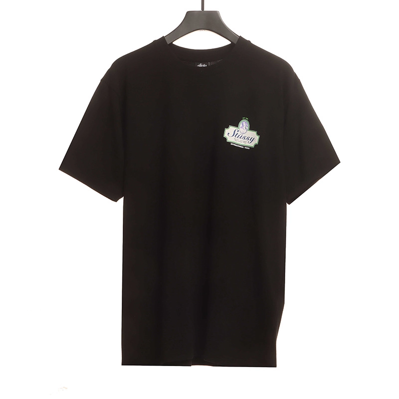 stussy classic character print t-shirt reps