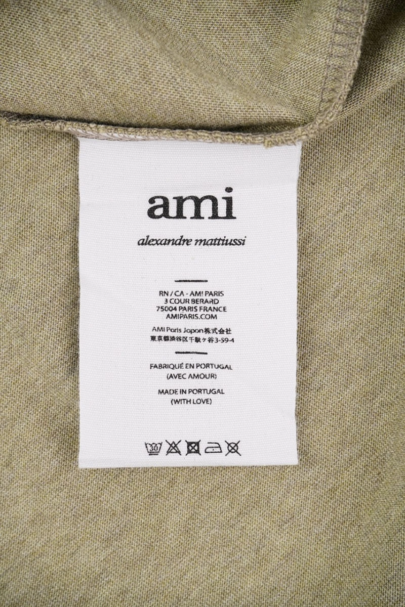 ami logo embroidered t-shirt