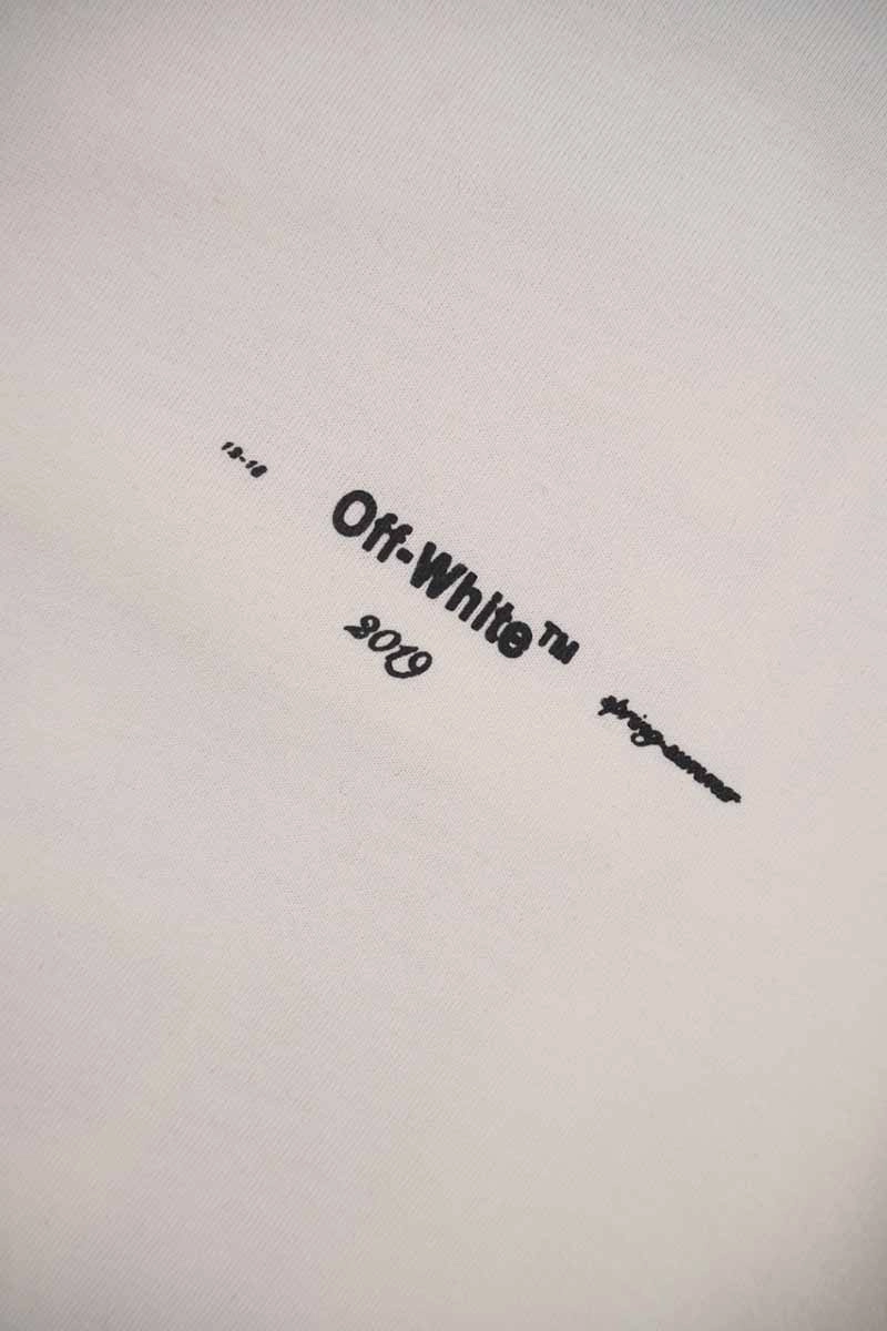 off-white 99 pink arrow print t-shirt