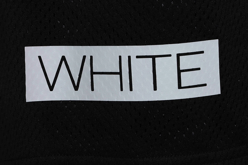 off-white front printed mesh shorts reps