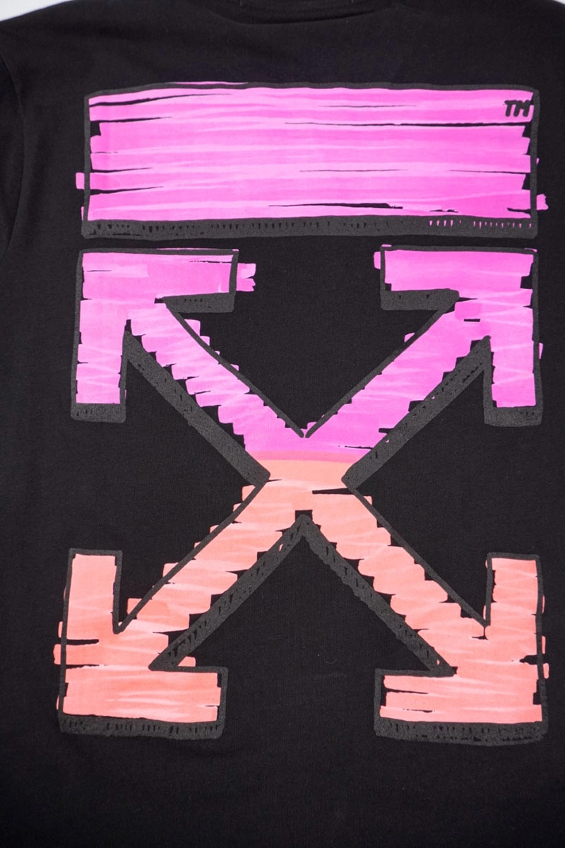 off-white marker slim print t-shirt