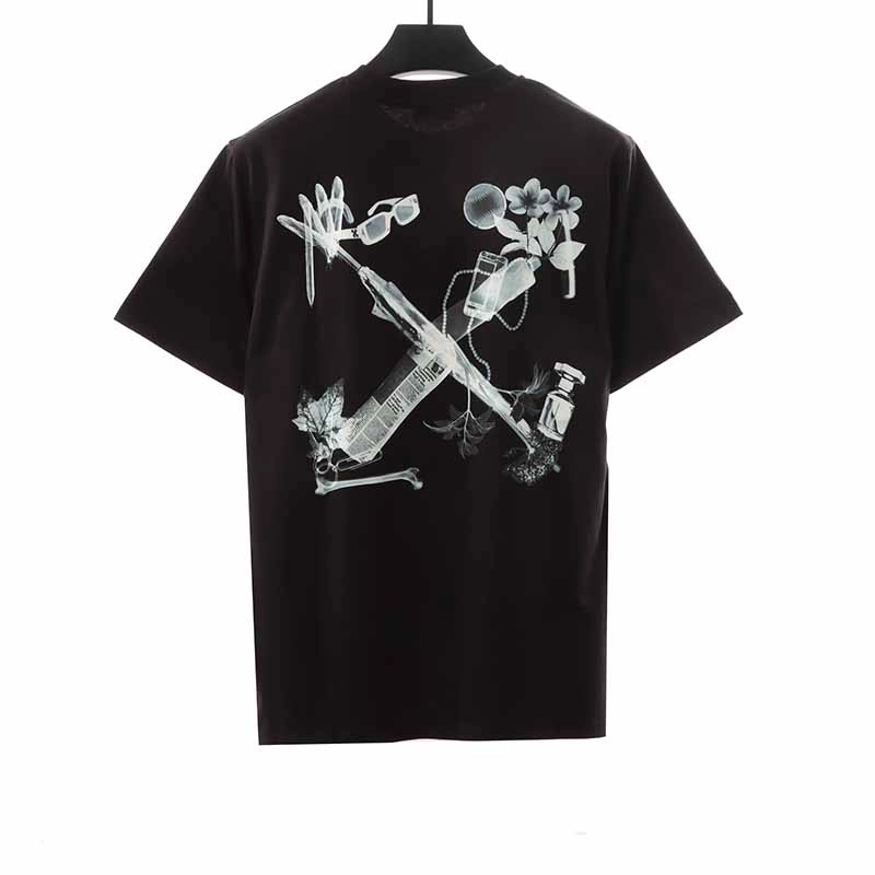 off-white scan arr over t-shirt