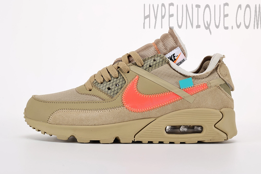 off-white x air max 90 ‘desert ore’