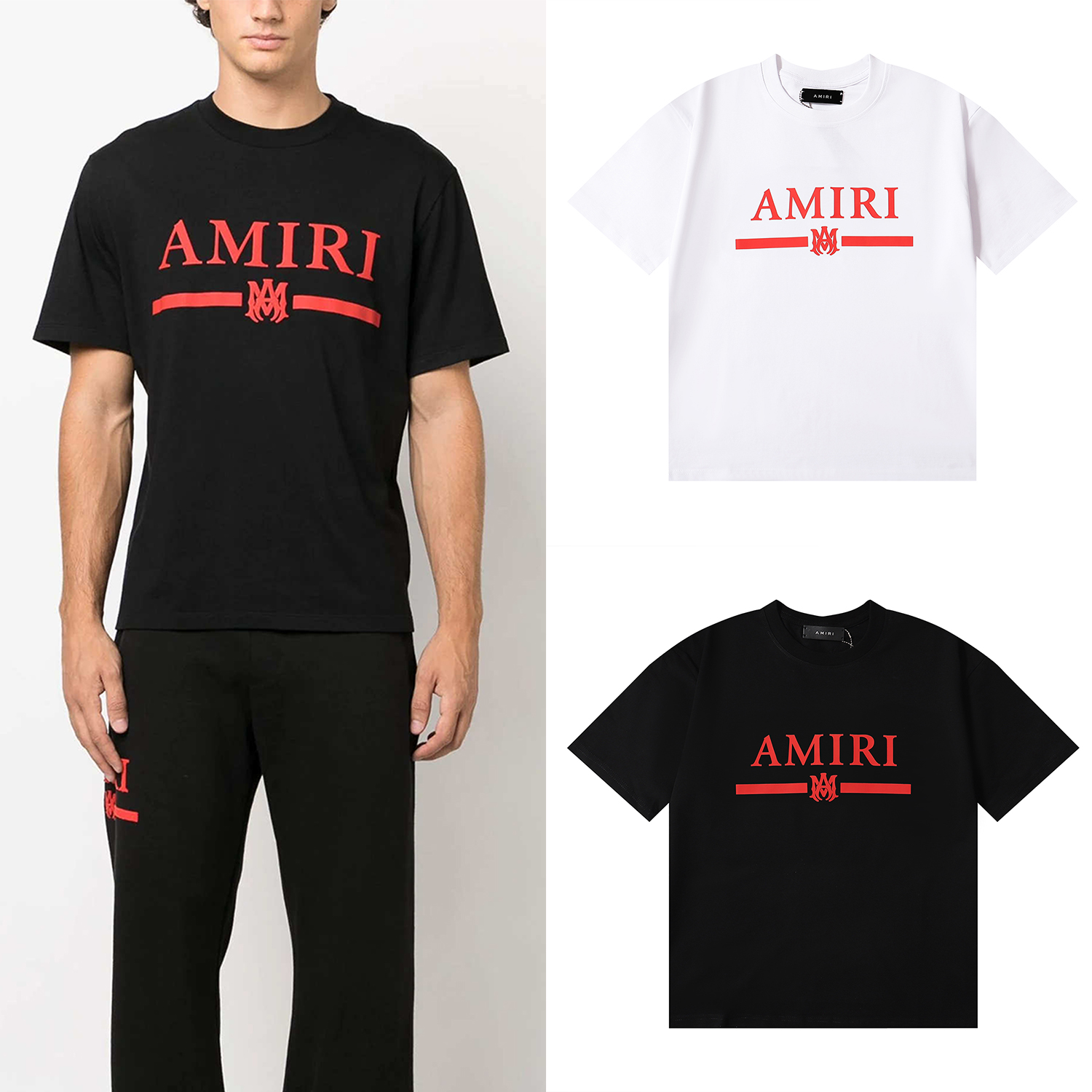 amiri logo-print cotton t-shirt