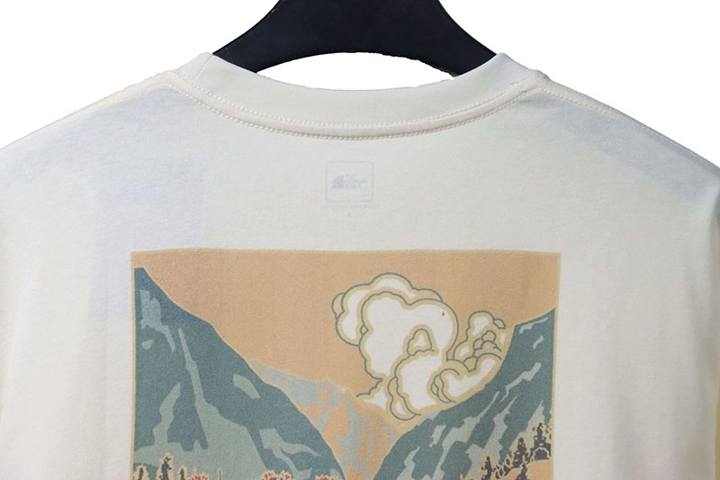 the north face floral landscape print t-shirt