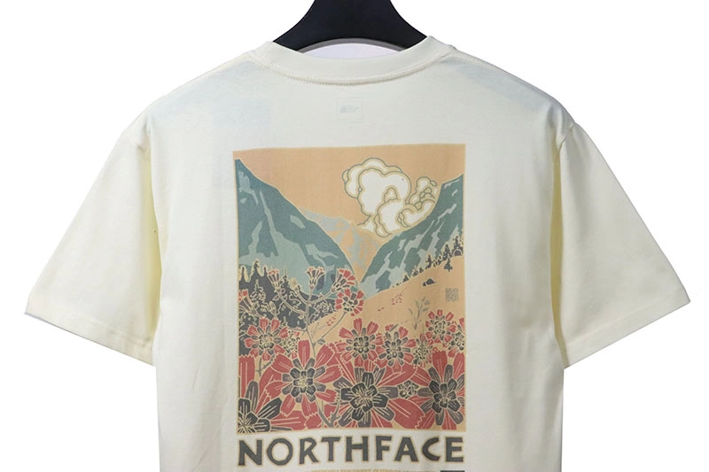 the north face floral landscape print t-shirt