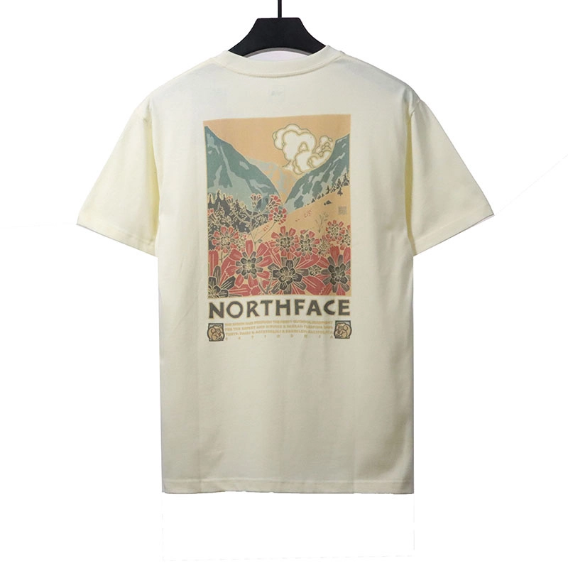 the north face floral landscape print t-shirt