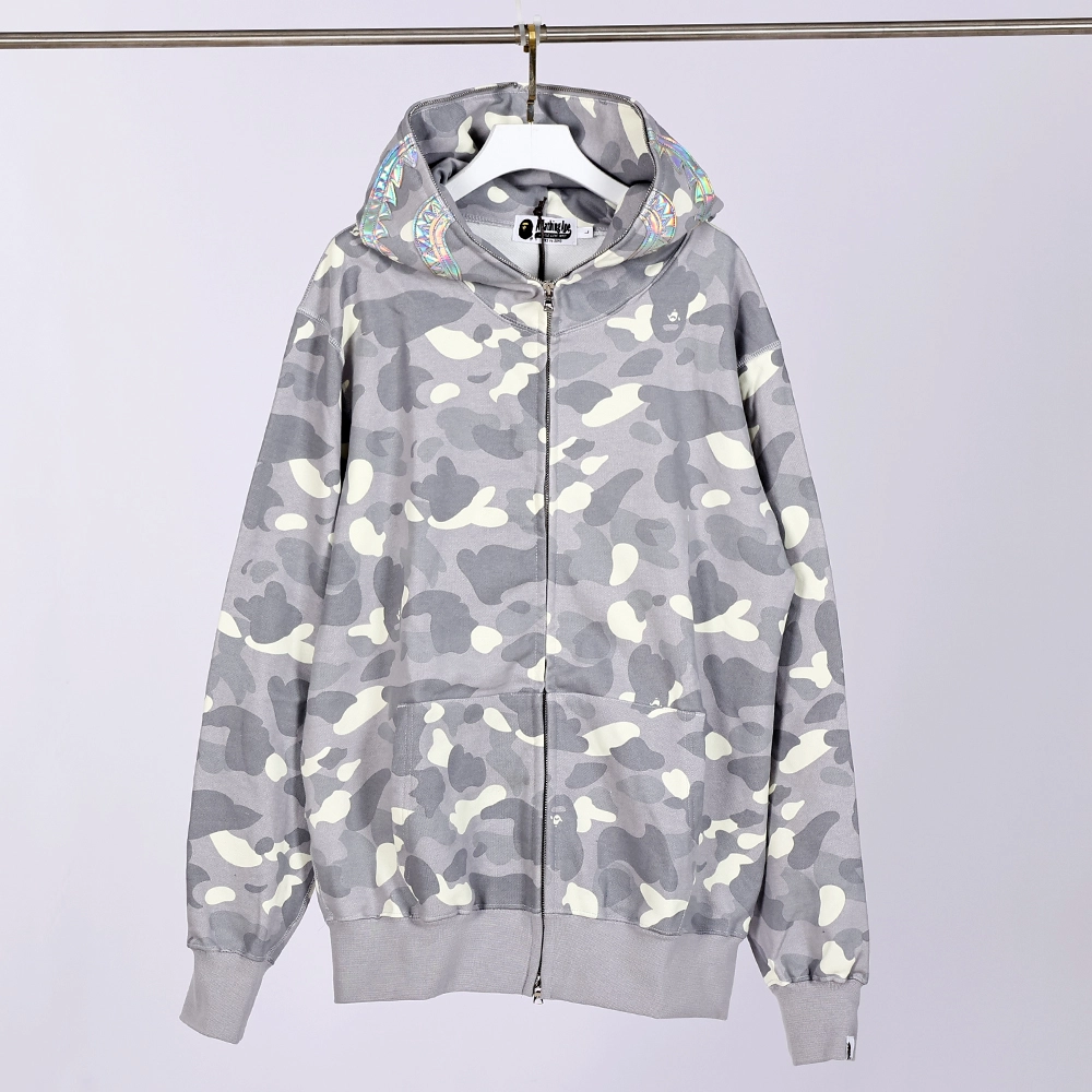 bape city camo shark full zip hoodie mens reps