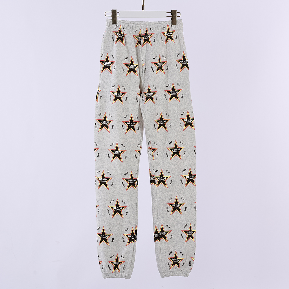 denim tears men’s every tear is a star all over pant