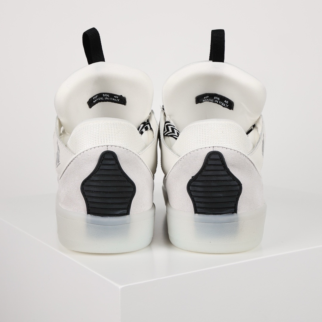 lanvin curb sneakers ‘white transparent’