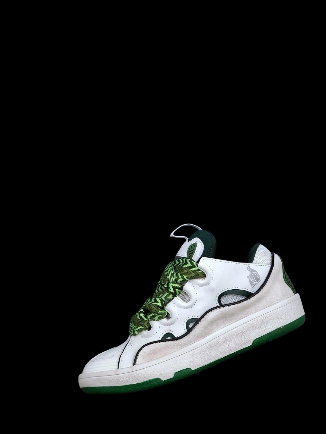 lanvin curb sneakers ‘white khaki’