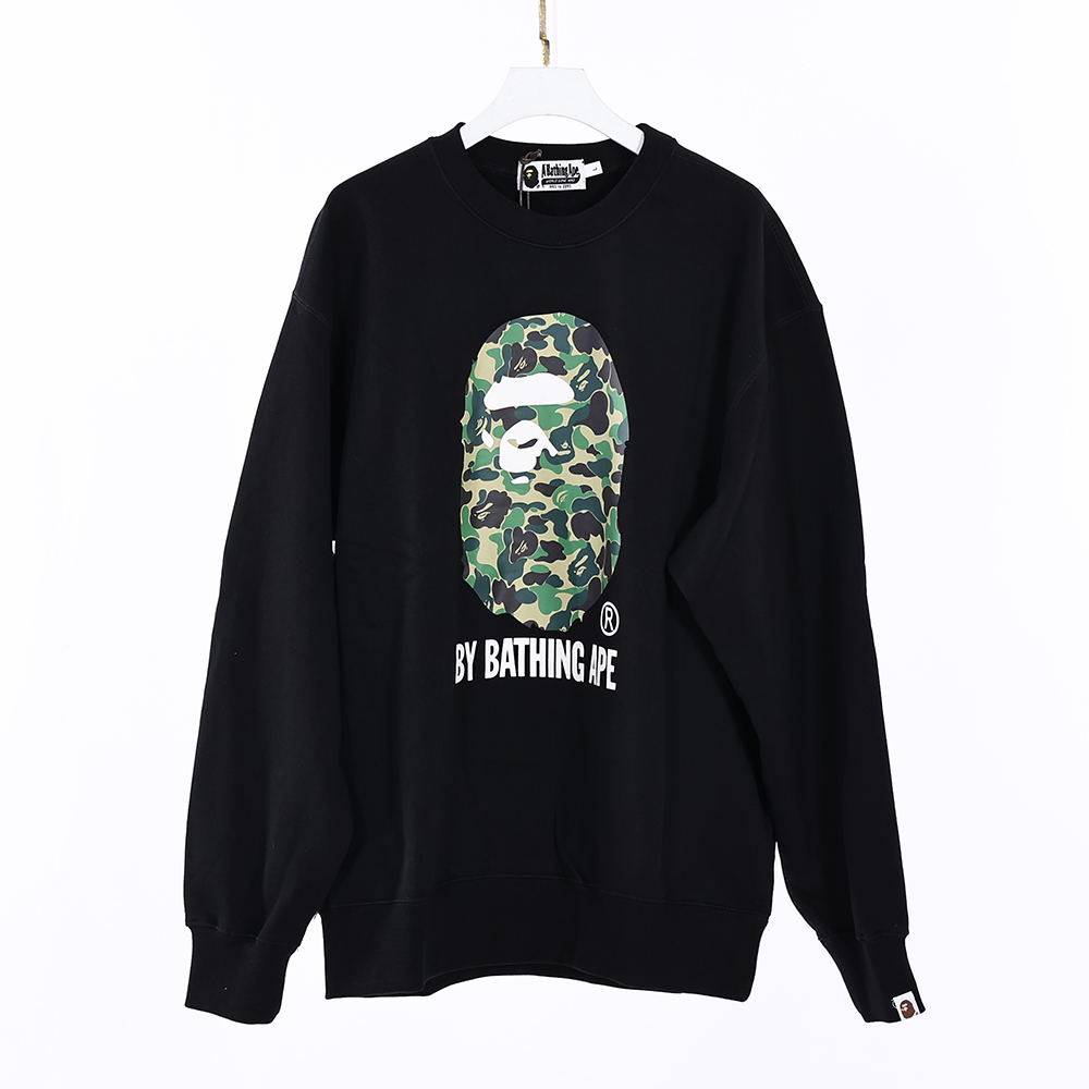 bape abc camo by bathing ape l/s sweater (fw22)